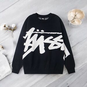Stussy Black Knit Sweater